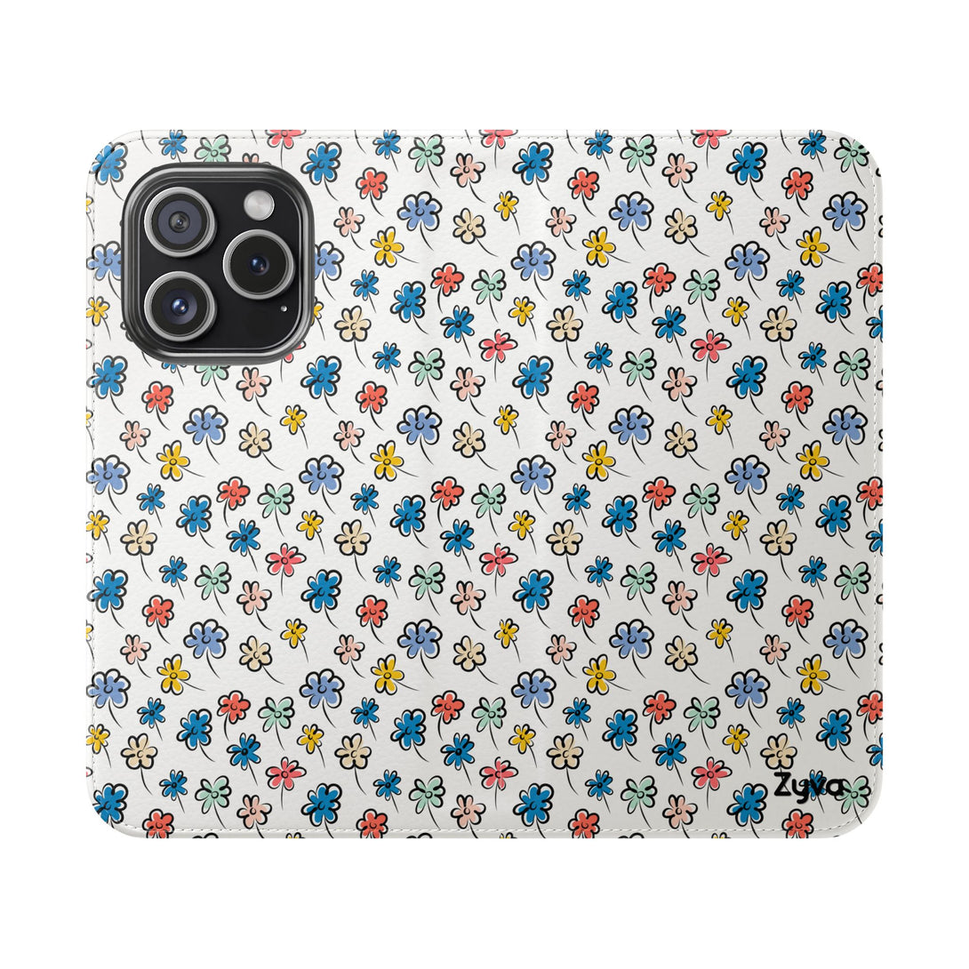 Sunny Scribbles Phone Folio Case