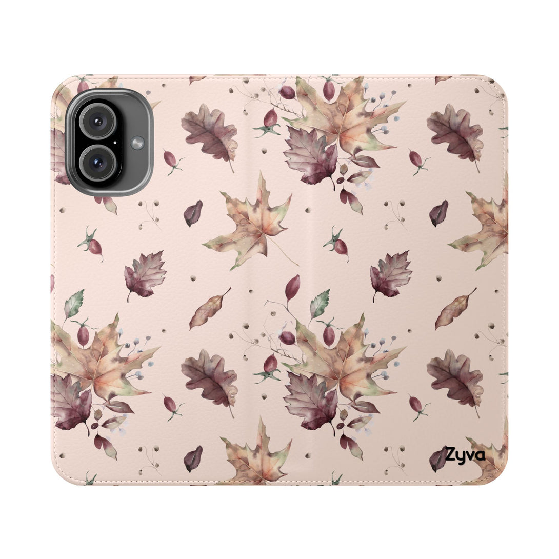Crimson Crunch Phone Folio Case