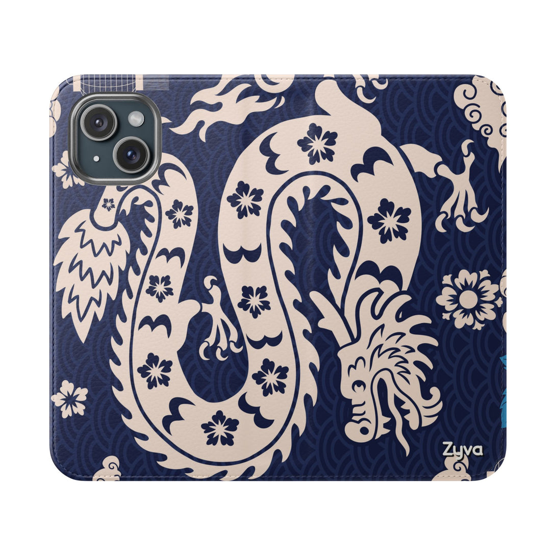 Sakura Serpent Phone Folio Case