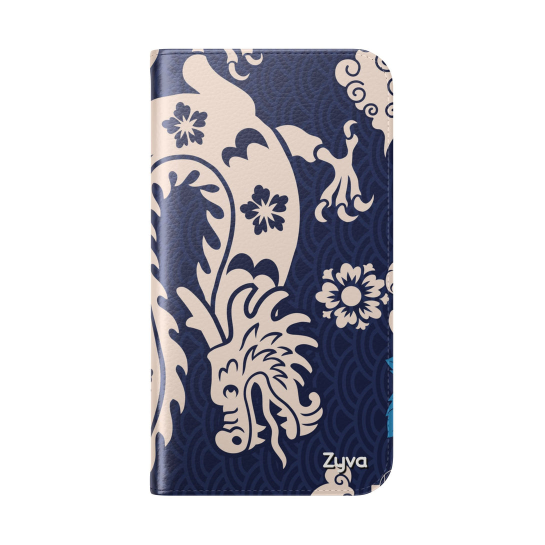 Sakura Serpent Phone Folio Case