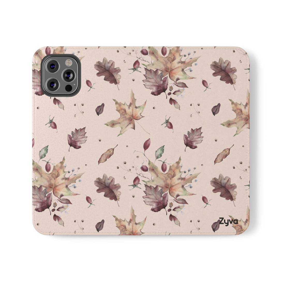 Crimson Crunch Phone Folio Case