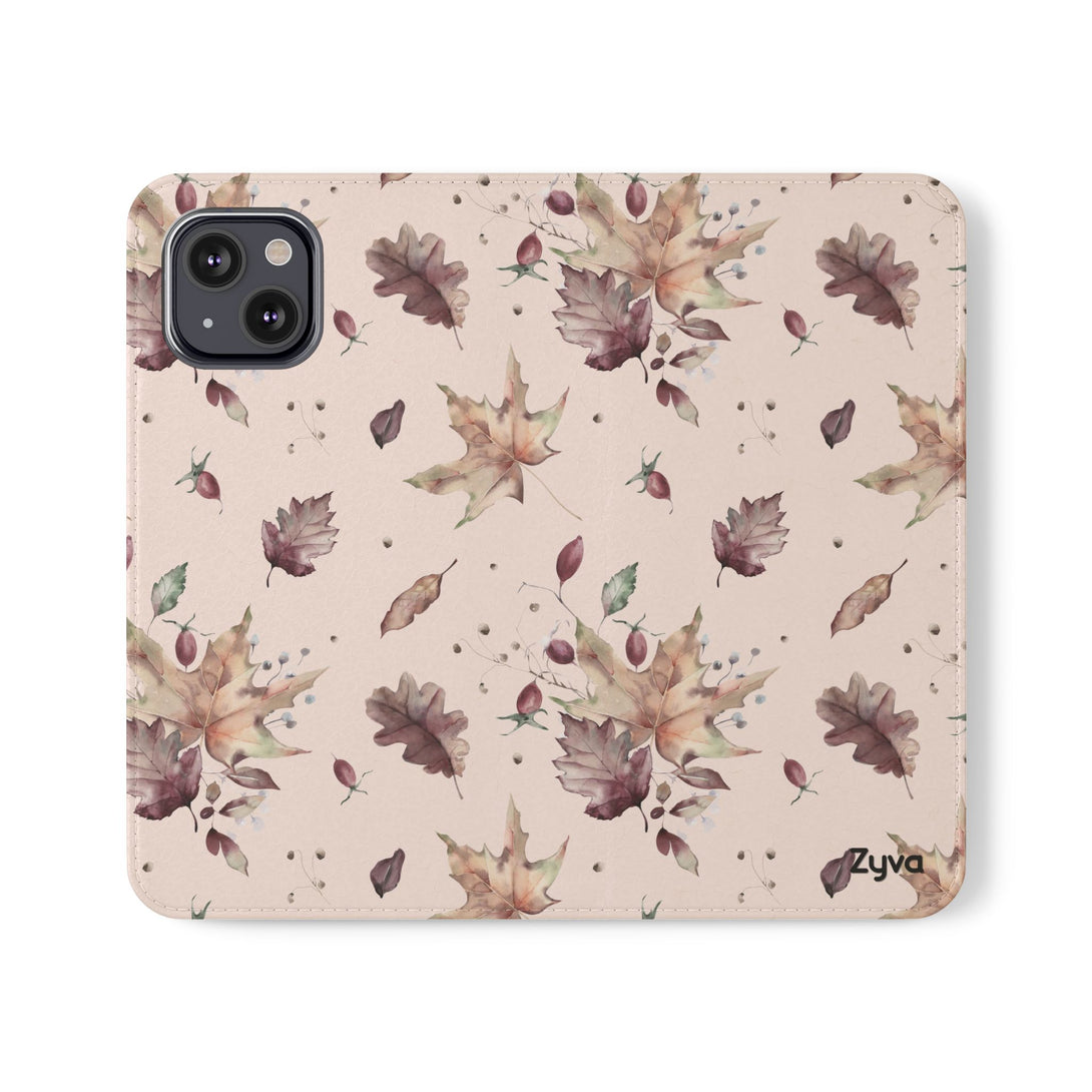 Crimson Crunch Phone Folio Case