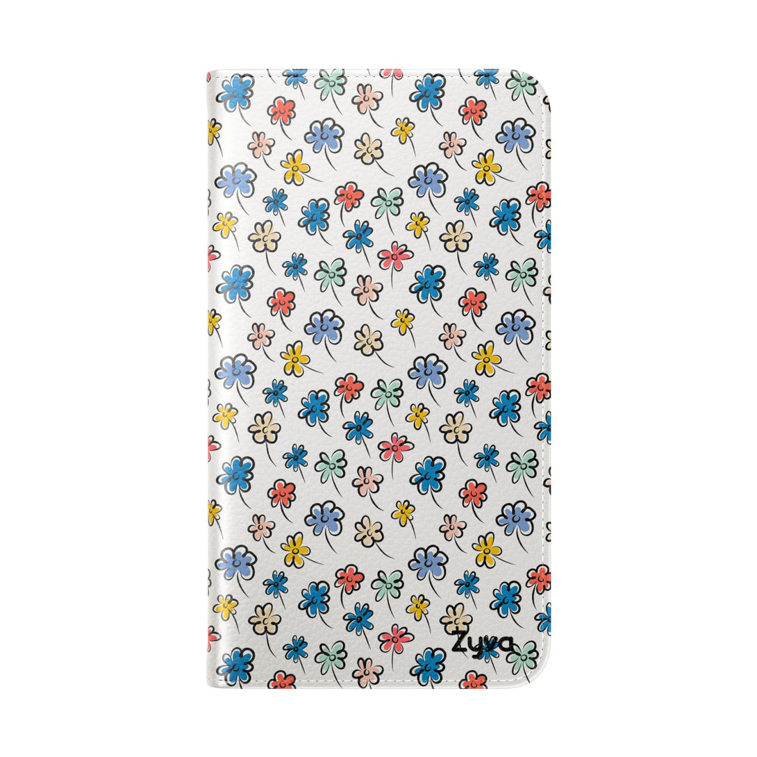 Sunny Scribbles Phone Folio Case