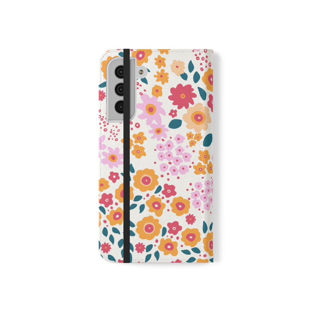 Floral Confetti Phone Folio Case