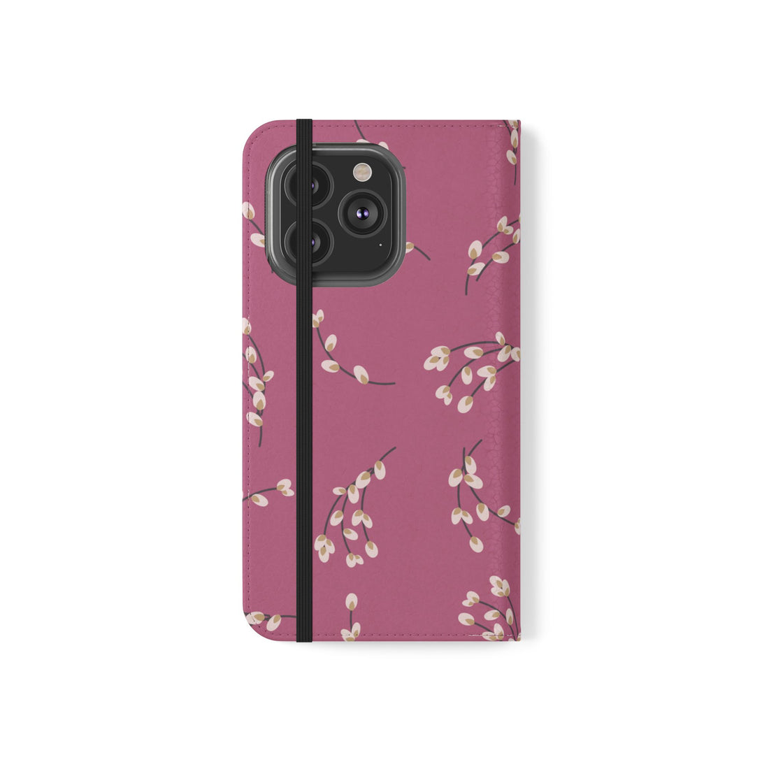 Blush Bloom Phone Folio Case