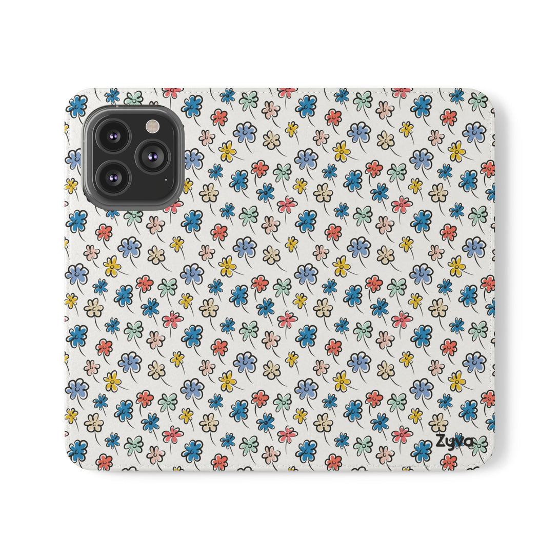 Sunny Scribbles Phone Folio Case