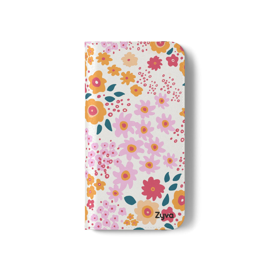 Floral Confetti Phone Folio Case