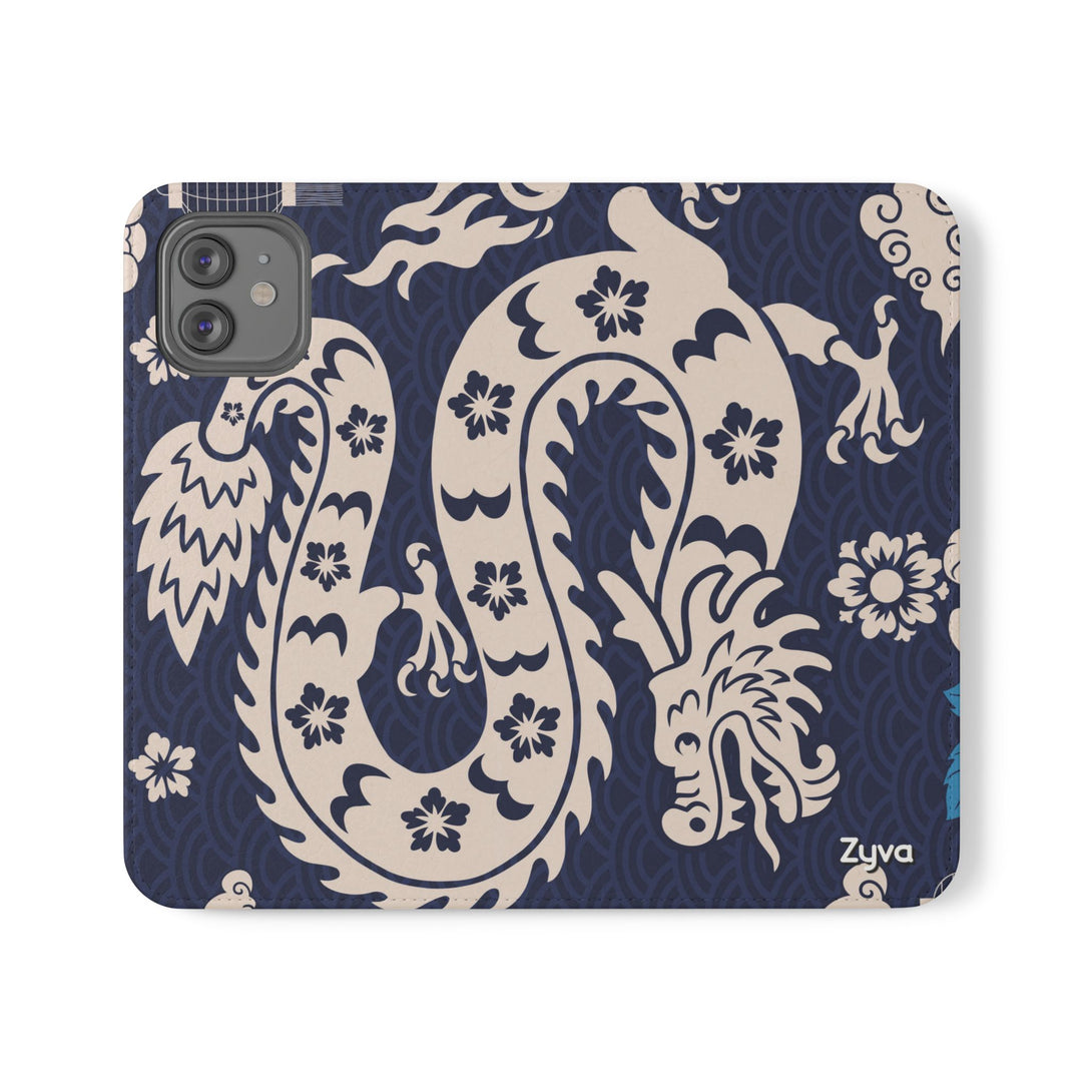 Sakura Serpent Phone Folio Case