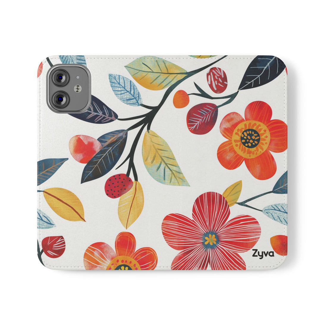 Midnight Tropic Phone Folio Case