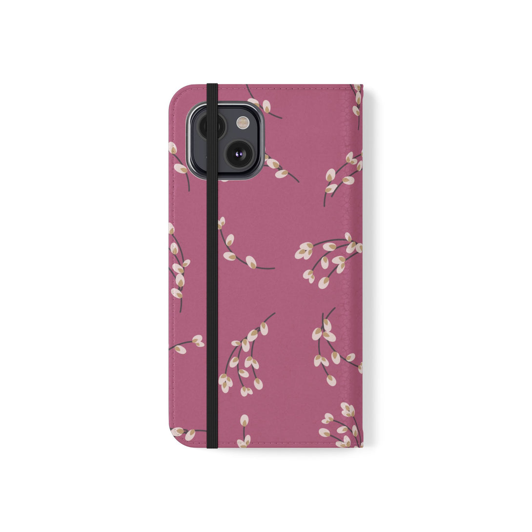 Blush Bloom Phone Folio Case