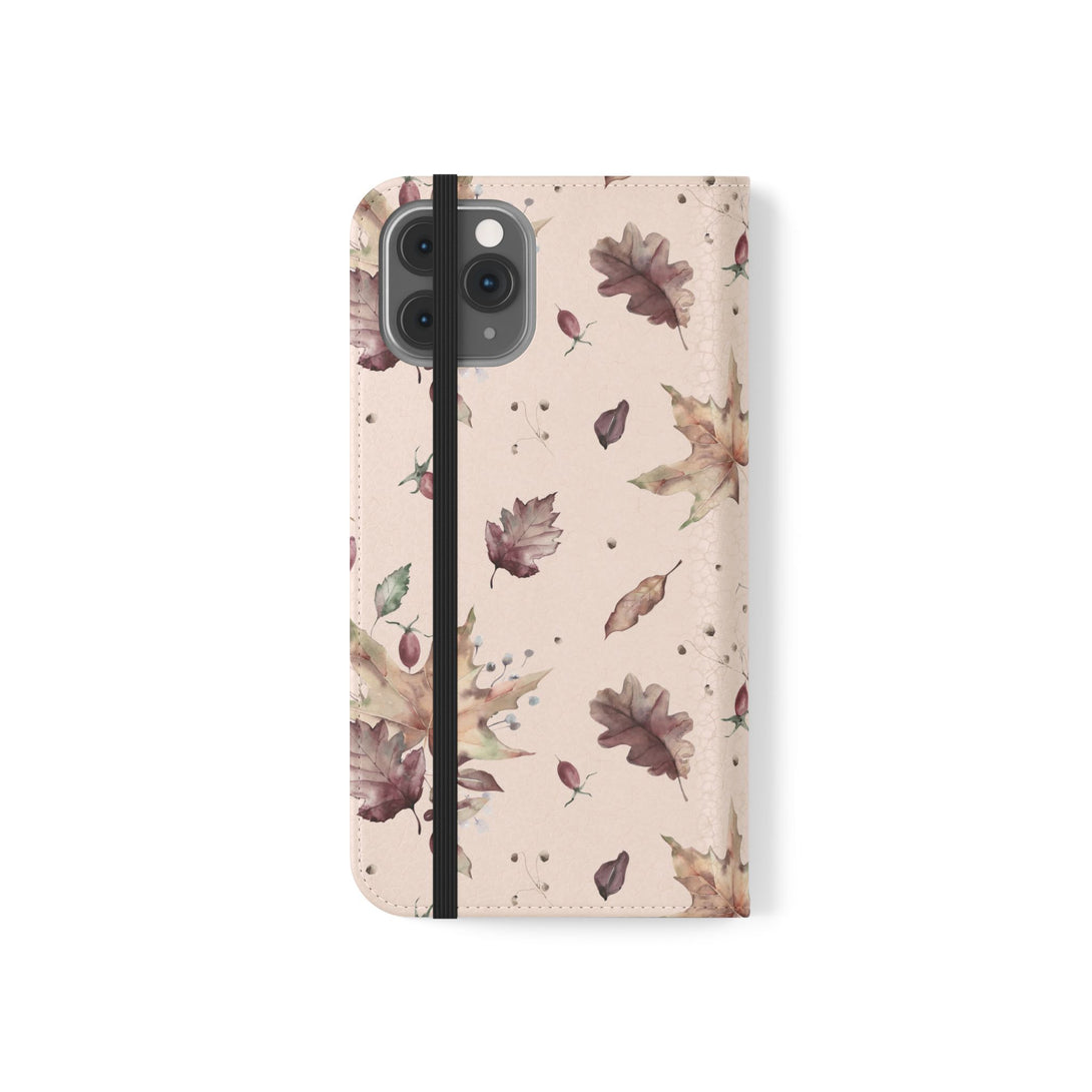 Crimson Crunch Phone Folio Case