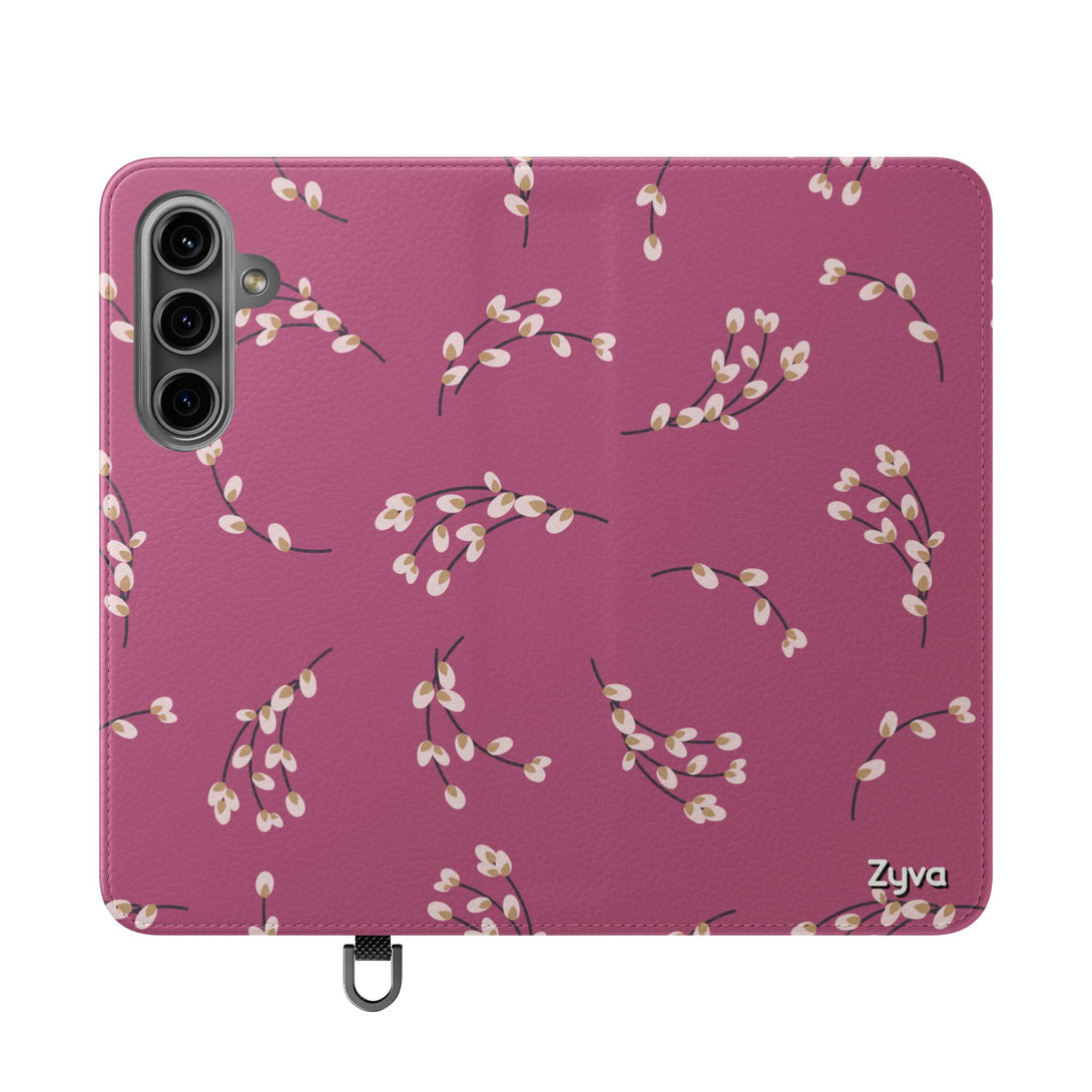 Blush Bloom Phone Folio Case