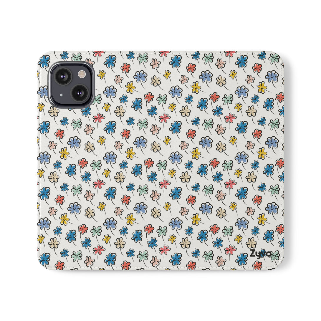 Sunny Scribbles Phone Folio Case