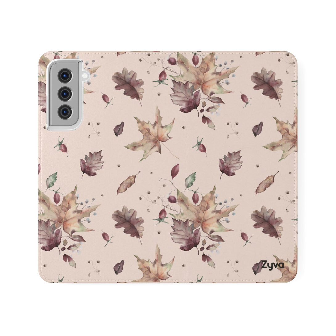 Crimson Crunch Phone Folio Case