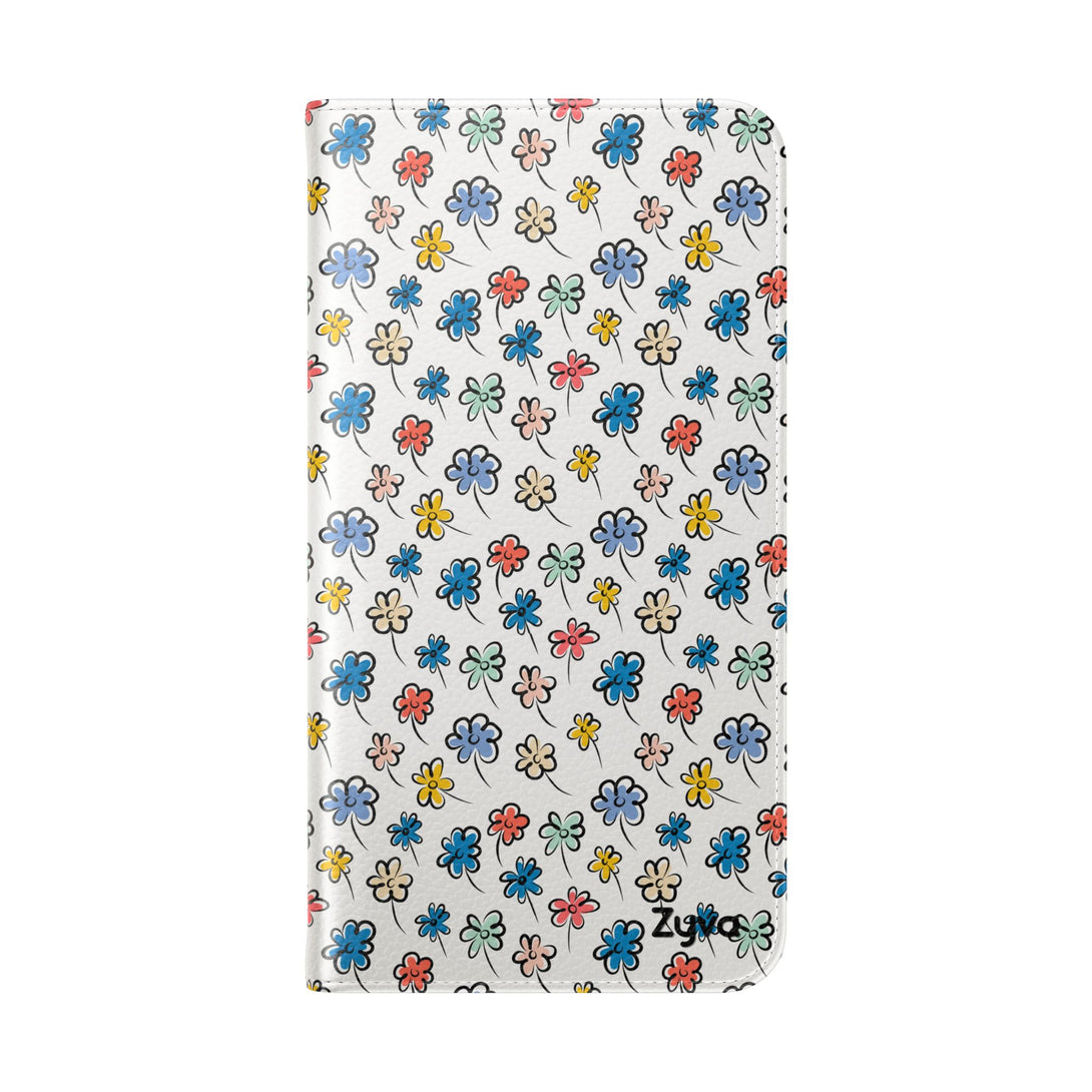 Sunny Scribbles Phone Folio Case