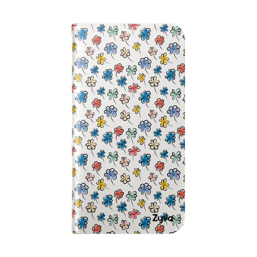 Sunny Scribbles Phone Folio Case