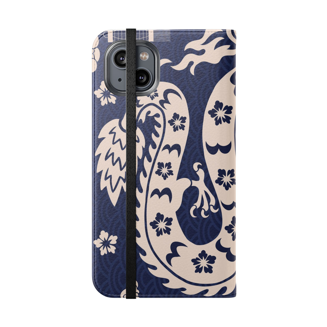Sakura Serpent Phone Folio Case