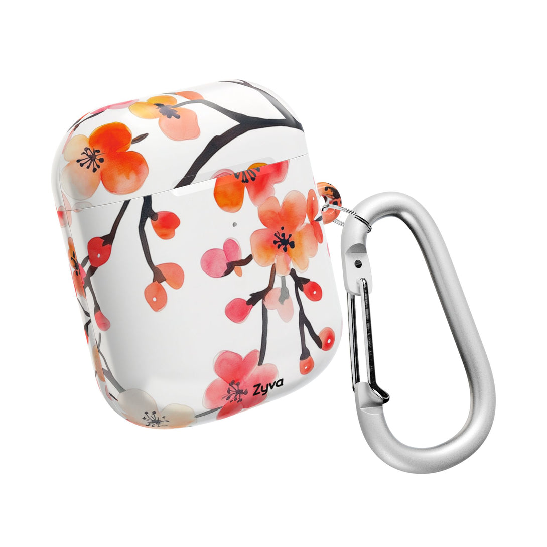 Red Florals AirPod Case