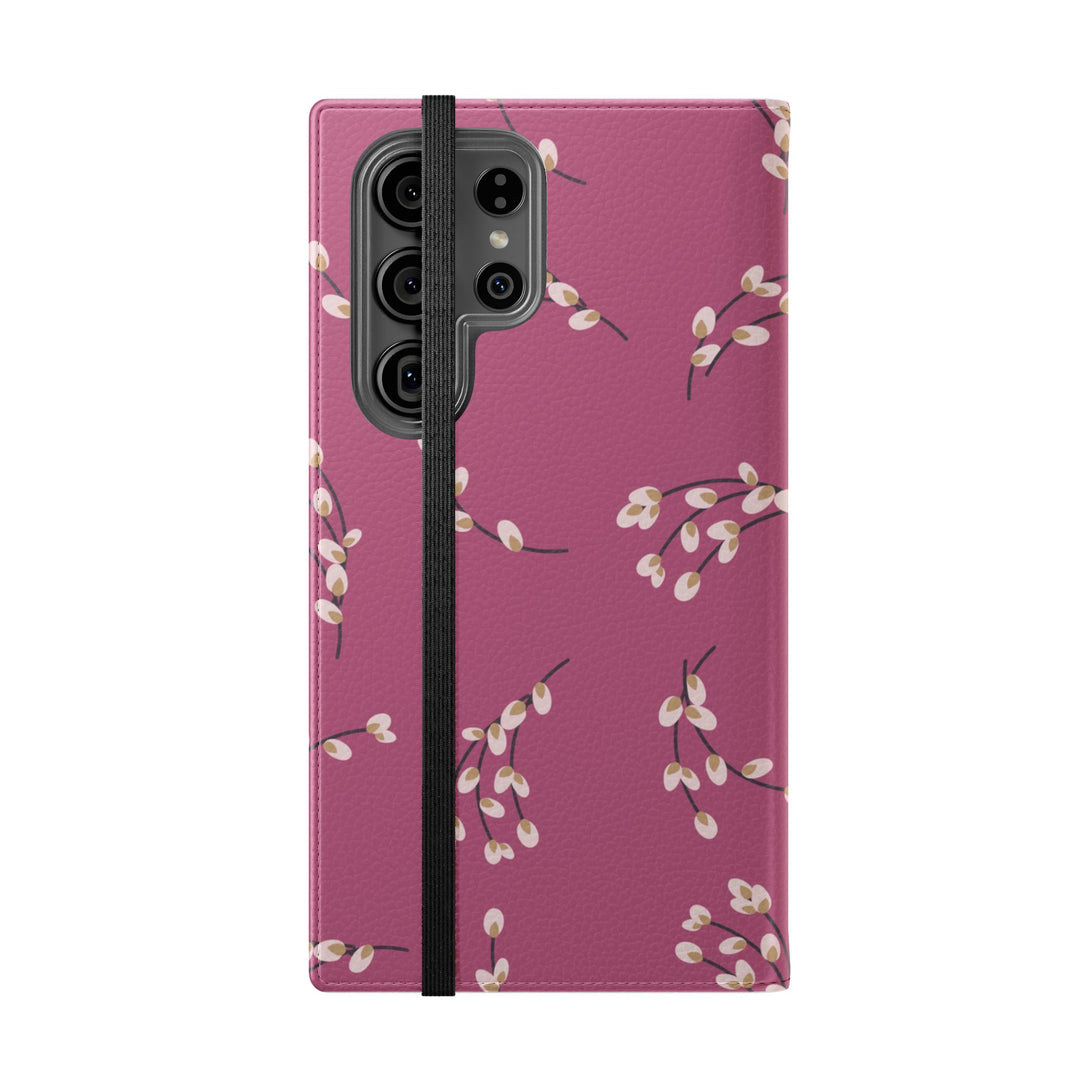 Blush Bloom Phone Folio Case