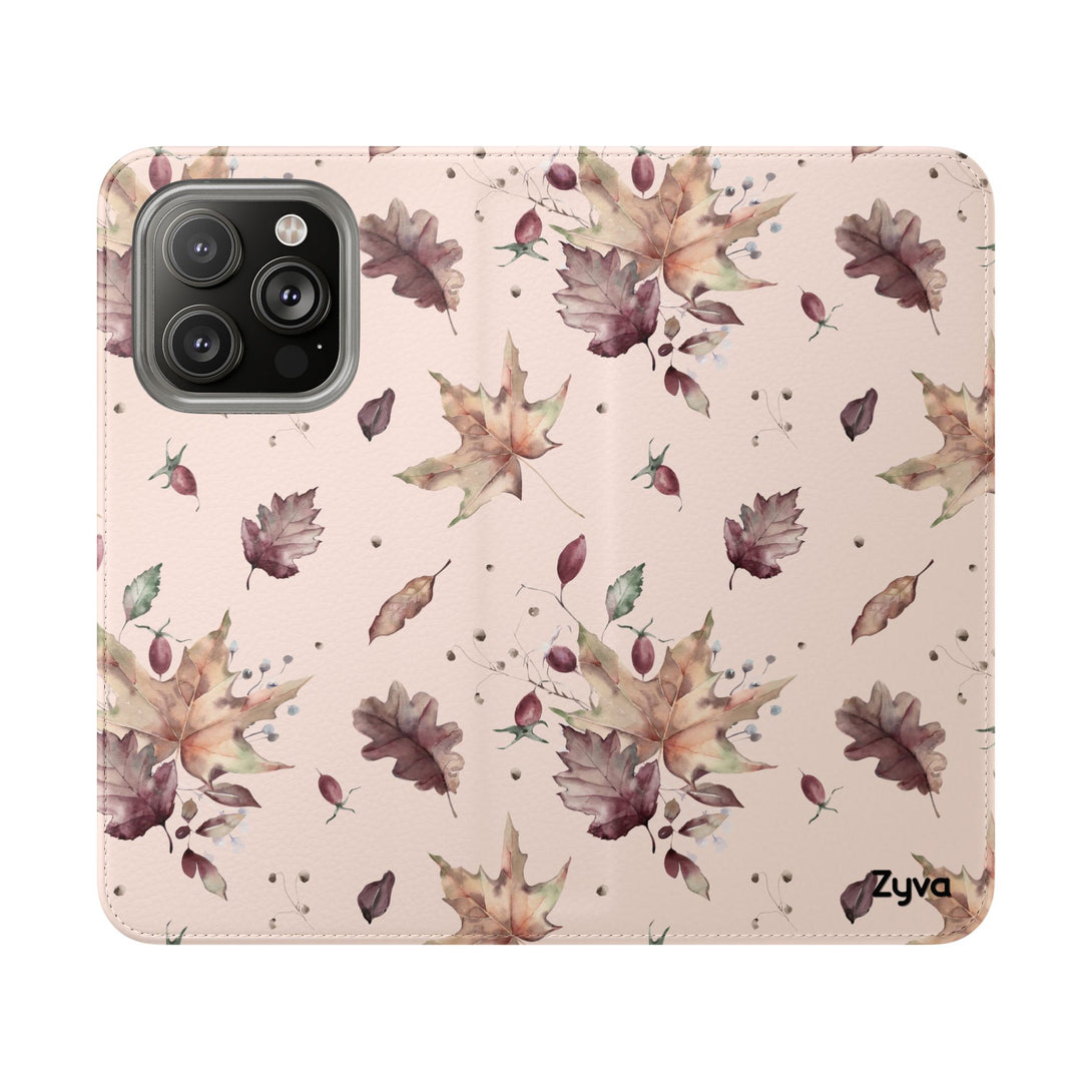 Crimson Crunch Phone Folio Case