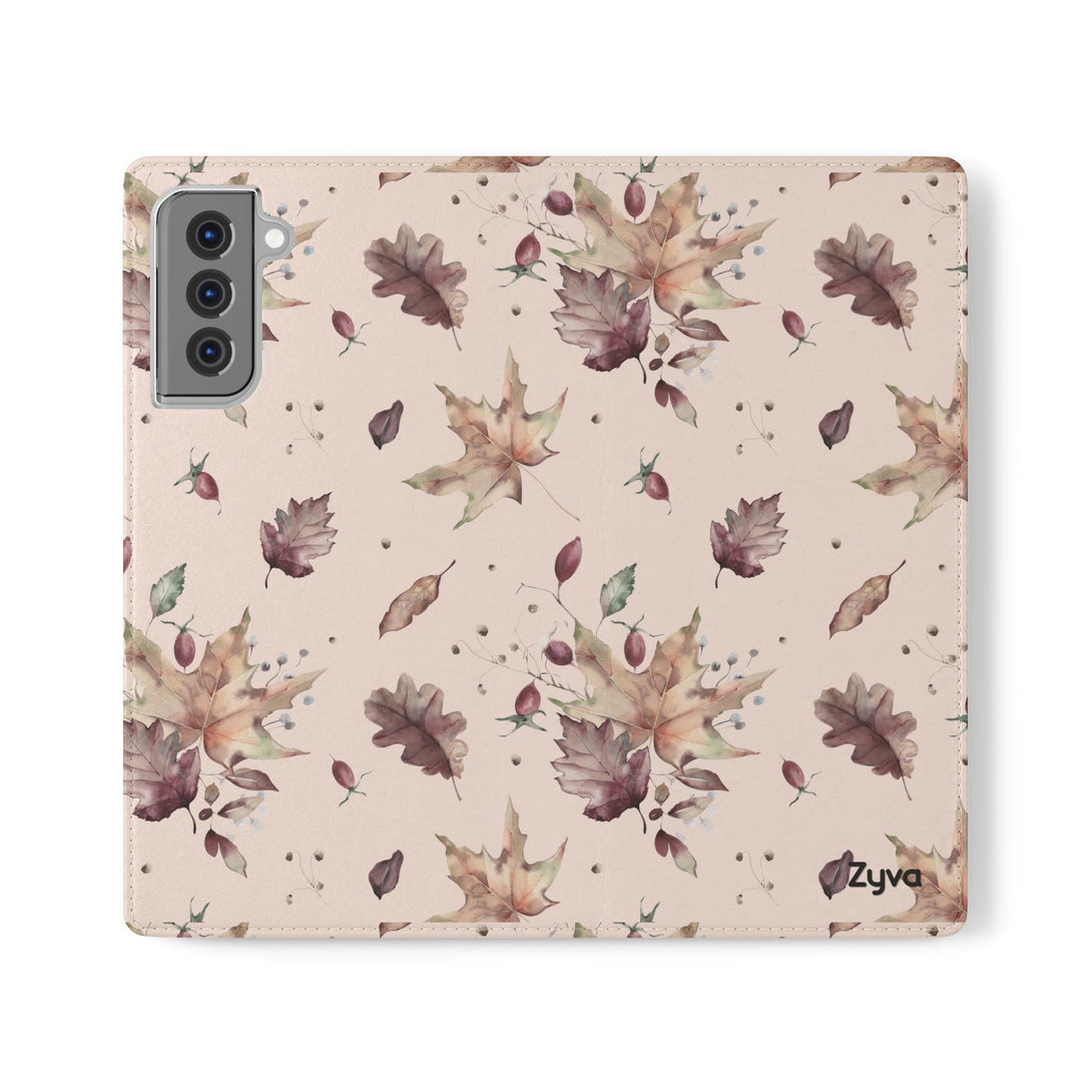 Crimson Crunch Phone Folio Case