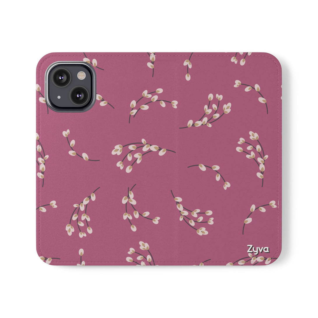 Blush Bloom Phone Folio Case