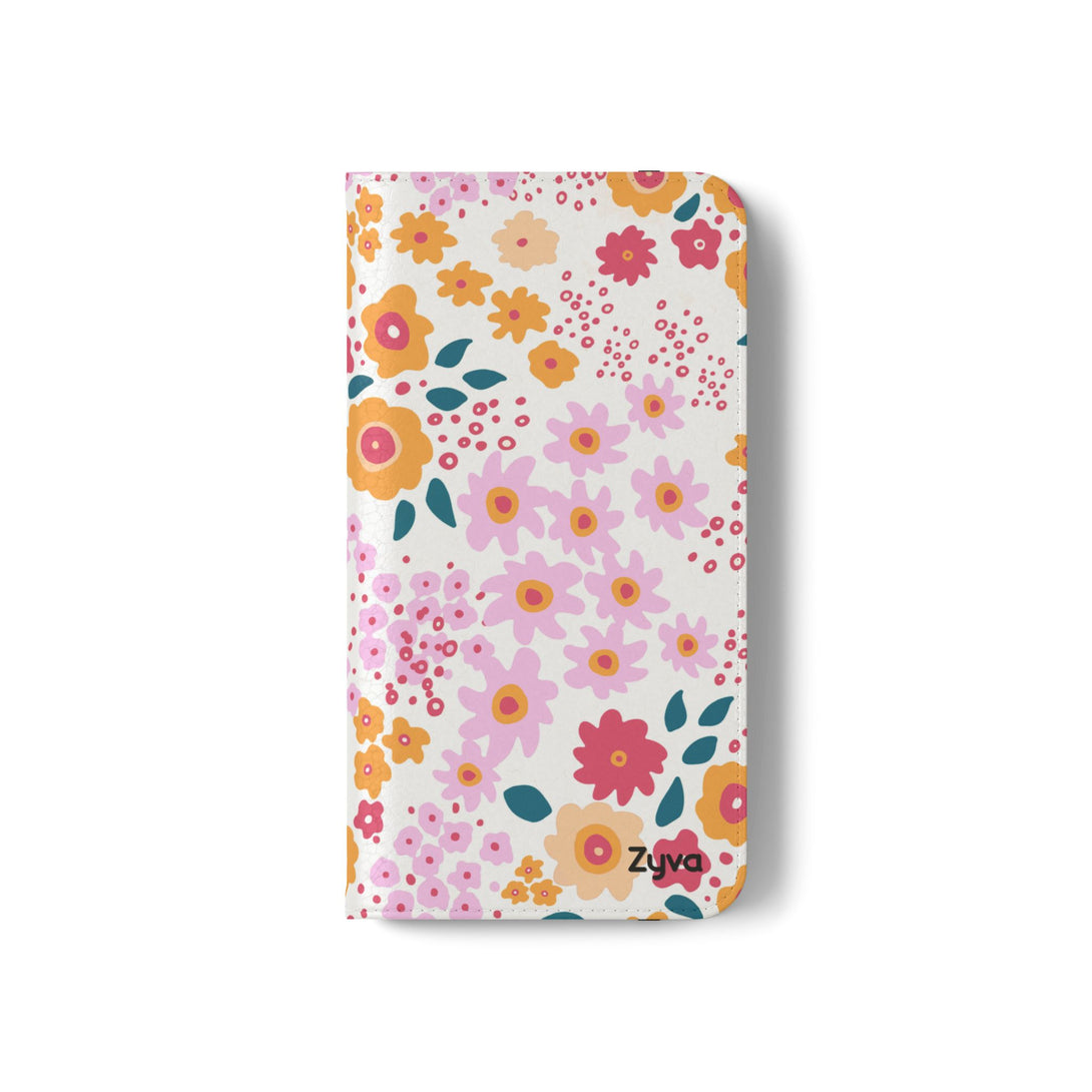 Floral Confetti Phone Folio Case