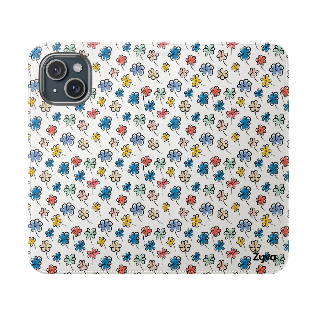 Sunny Scribbles Phone Folio Case