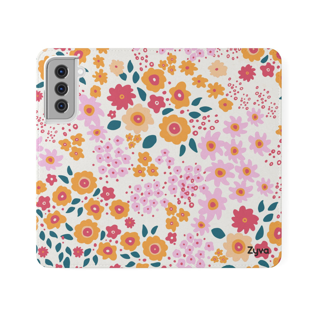 Floral Confetti Phone Folio Case