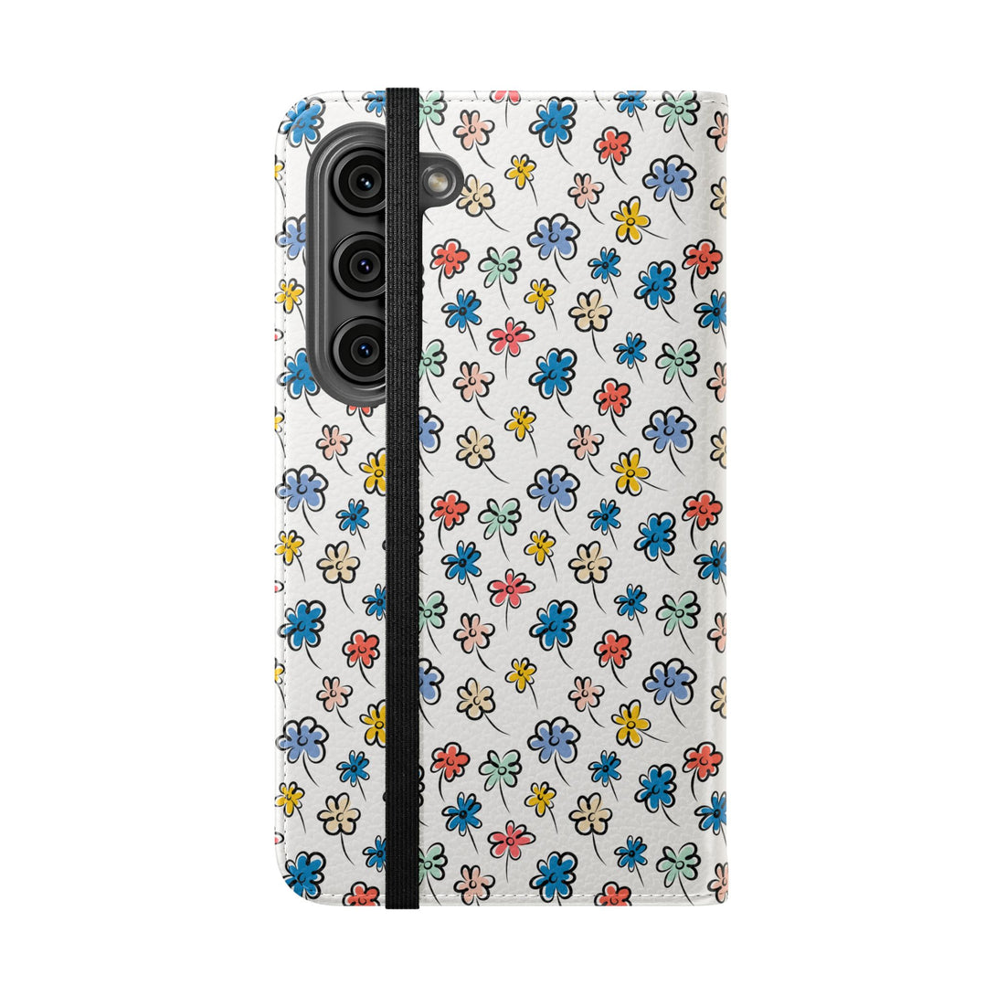 Sunny Scribbles Phone Folio Case