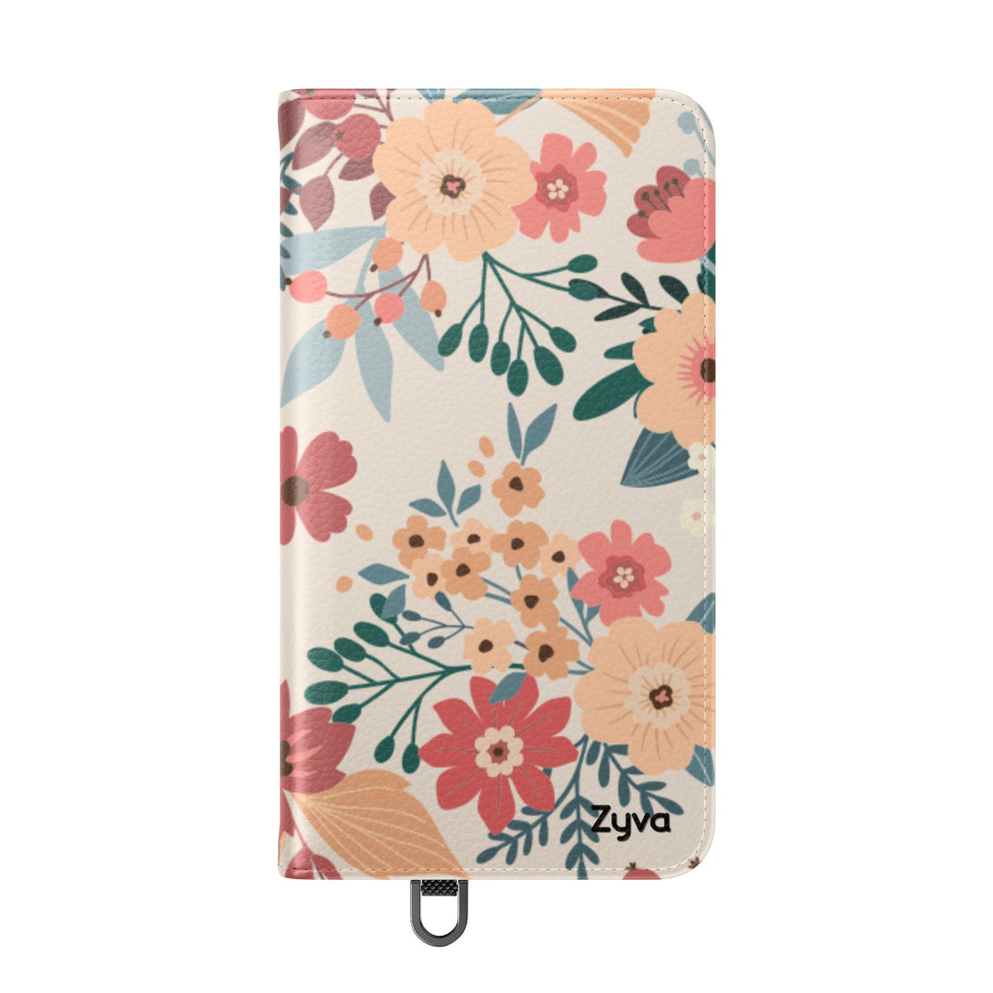 Vintage Bloom Phone Folio Case