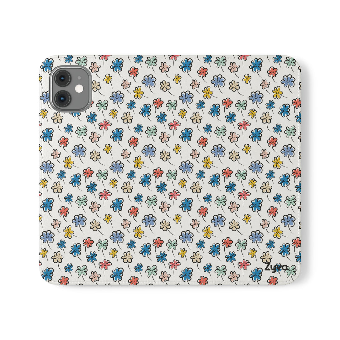 Sunny Scribbles Phone Folio Case
