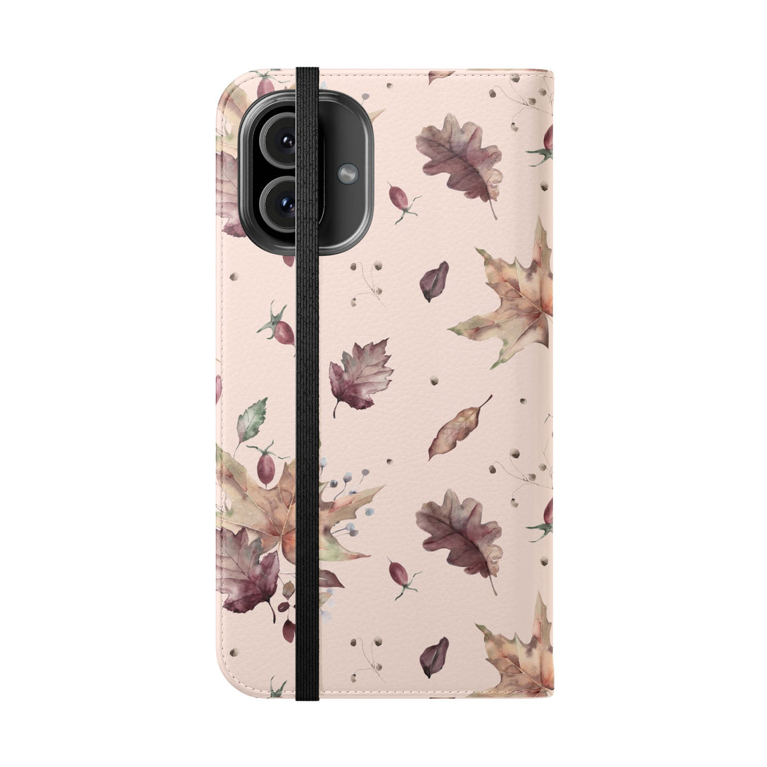 Crimson Crunch Phone Folio Case