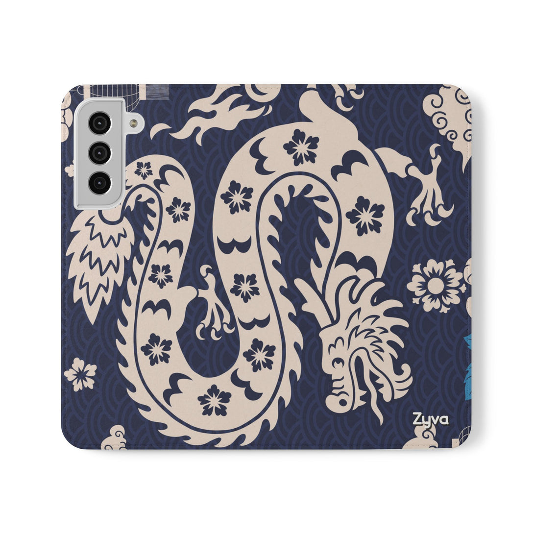 Sakura Serpent Phone Folio Case
