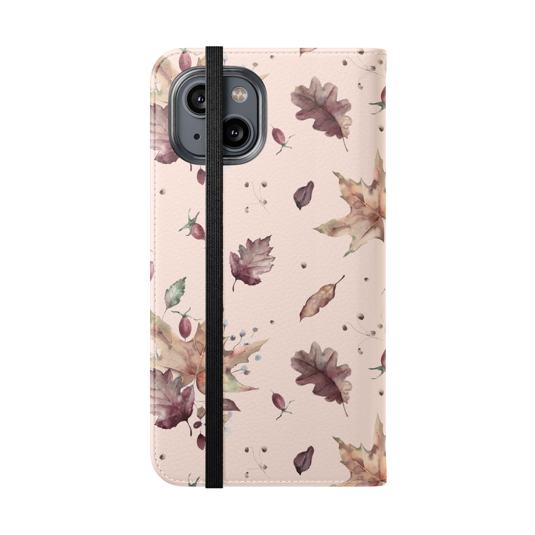 Crimson Crunch Phone Folio Case