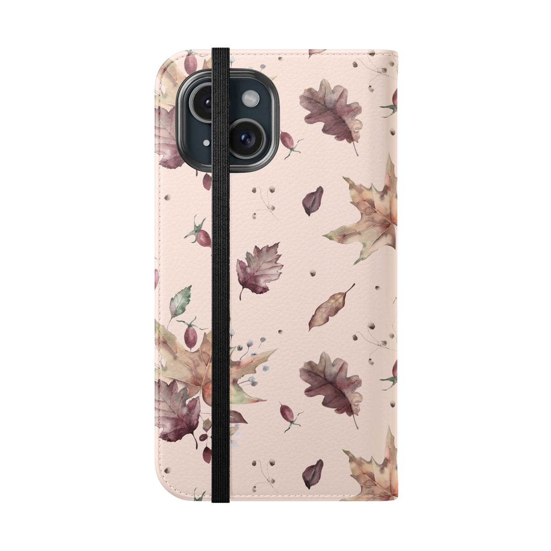 Crimson Crunch Phone Folio Case