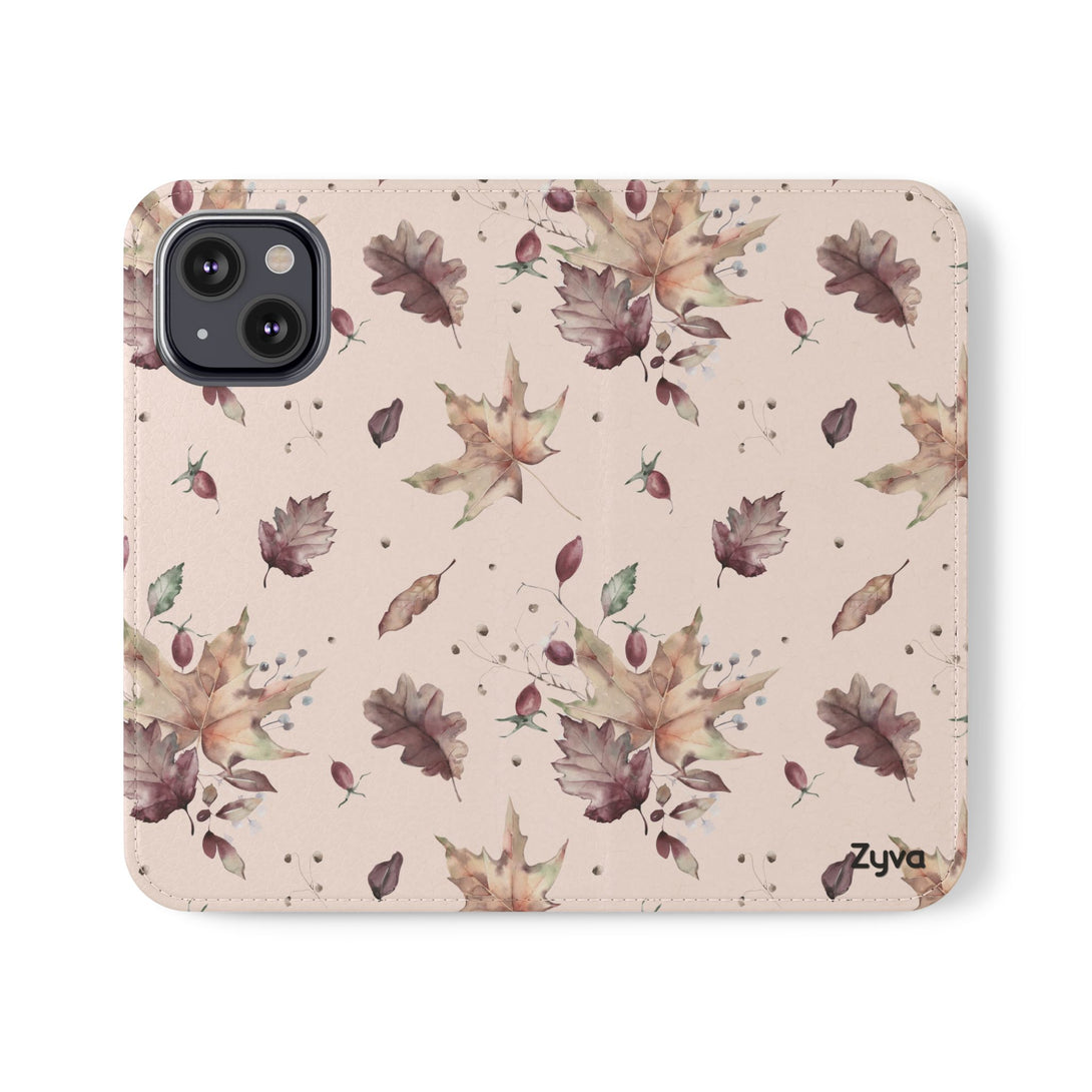 Crimson Crunch Phone Folio Case