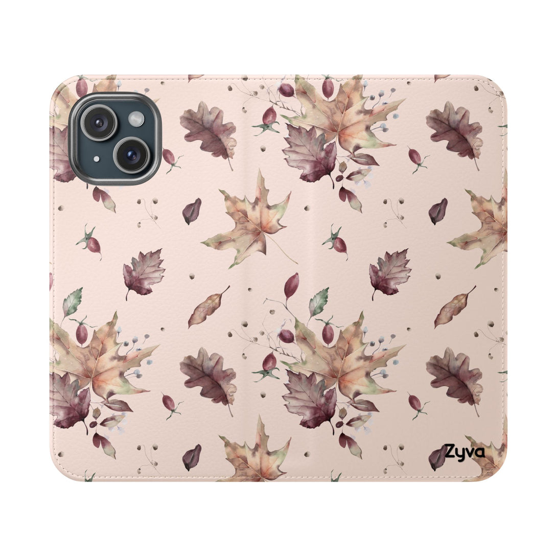 Crimson Crunch Phone Folio Case