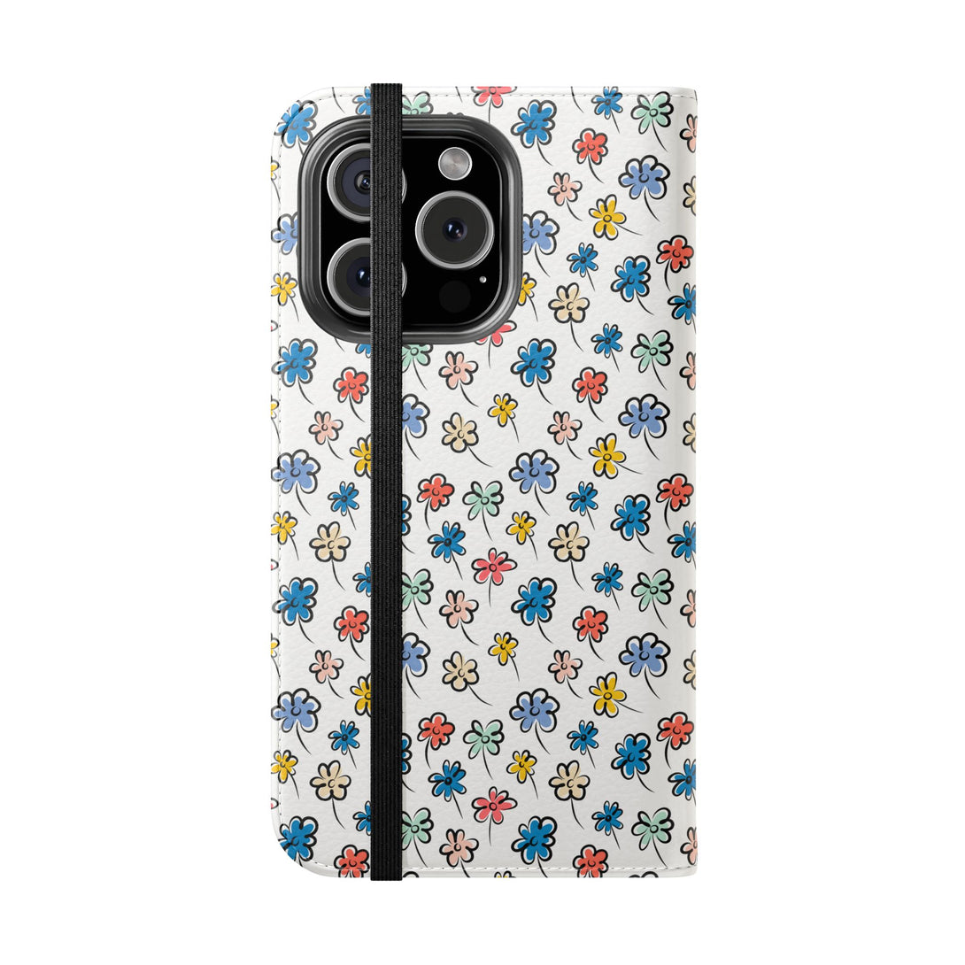 Sunny Scribbles Phone Folio Case