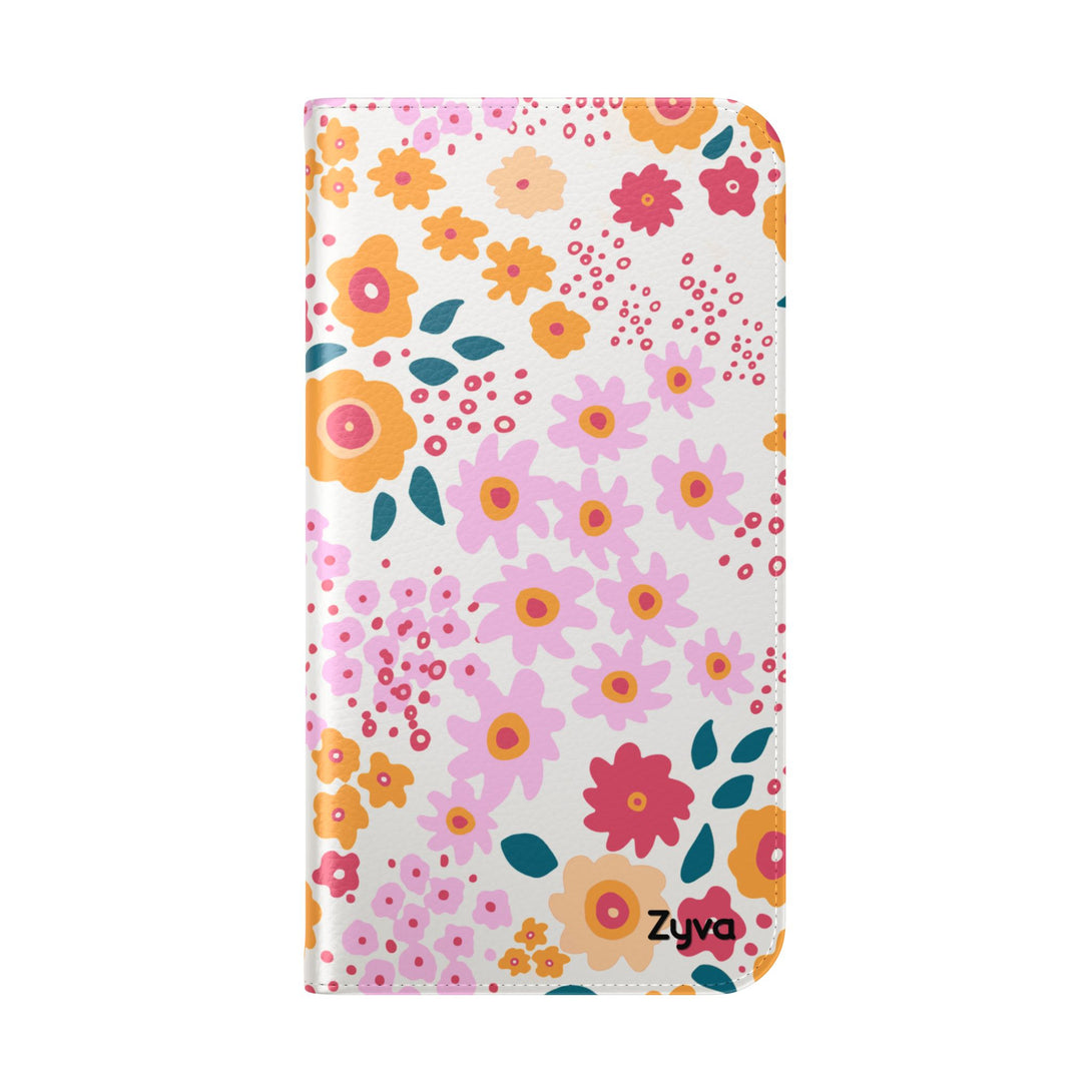 Floral Confetti Phone Folio Case