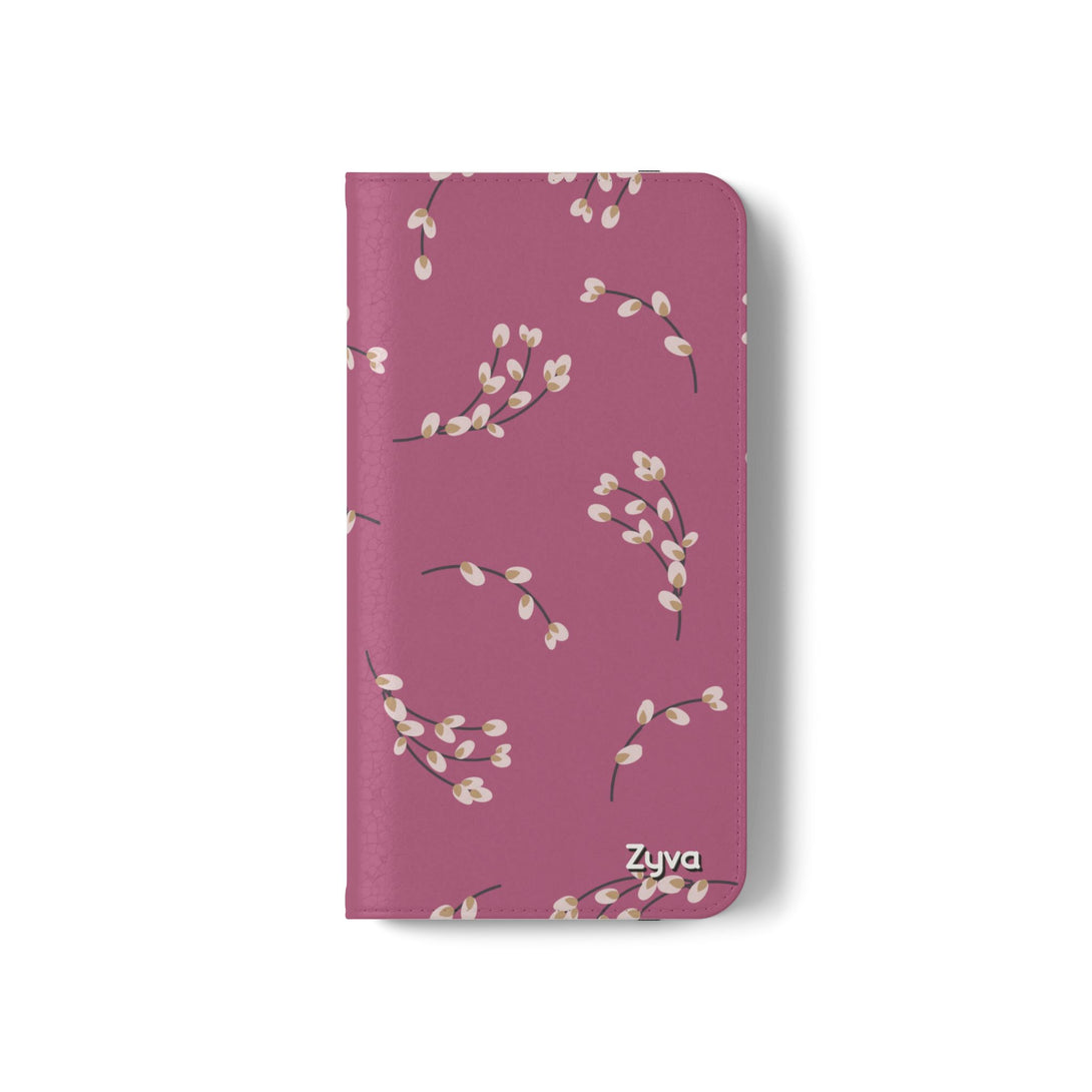 Blush Bloom Phone Folio Case