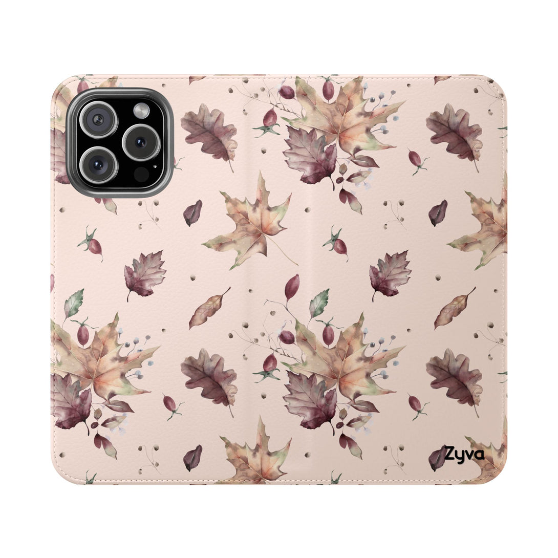 Crimson Crunch Phone Folio Case