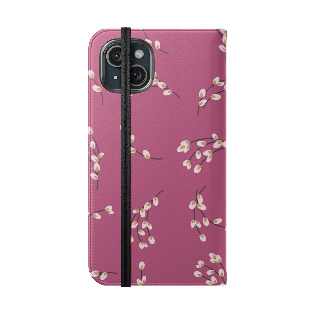 Blush Bloom Phone Folio Case