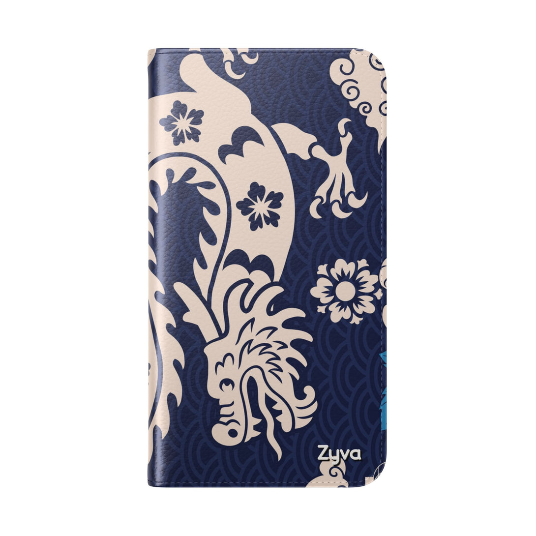 Sakura Serpent Phone Folio Case