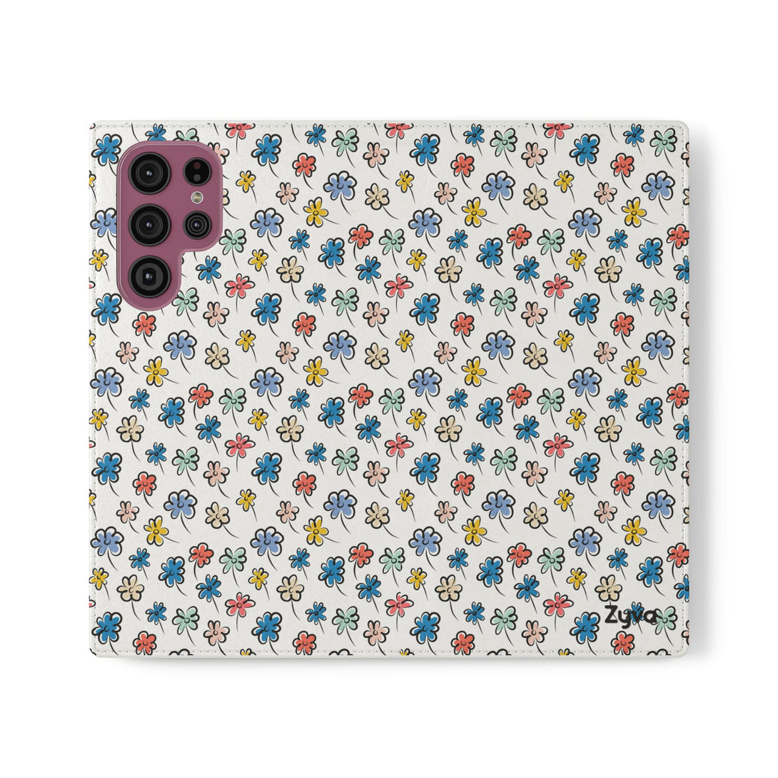 Sunny Scribbles Phone Folio Case