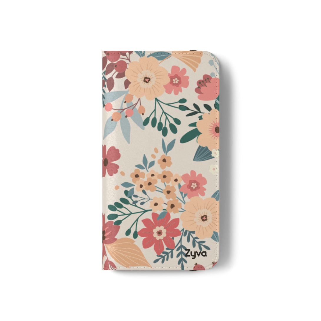 Vintage Bloom Phone Folio Case