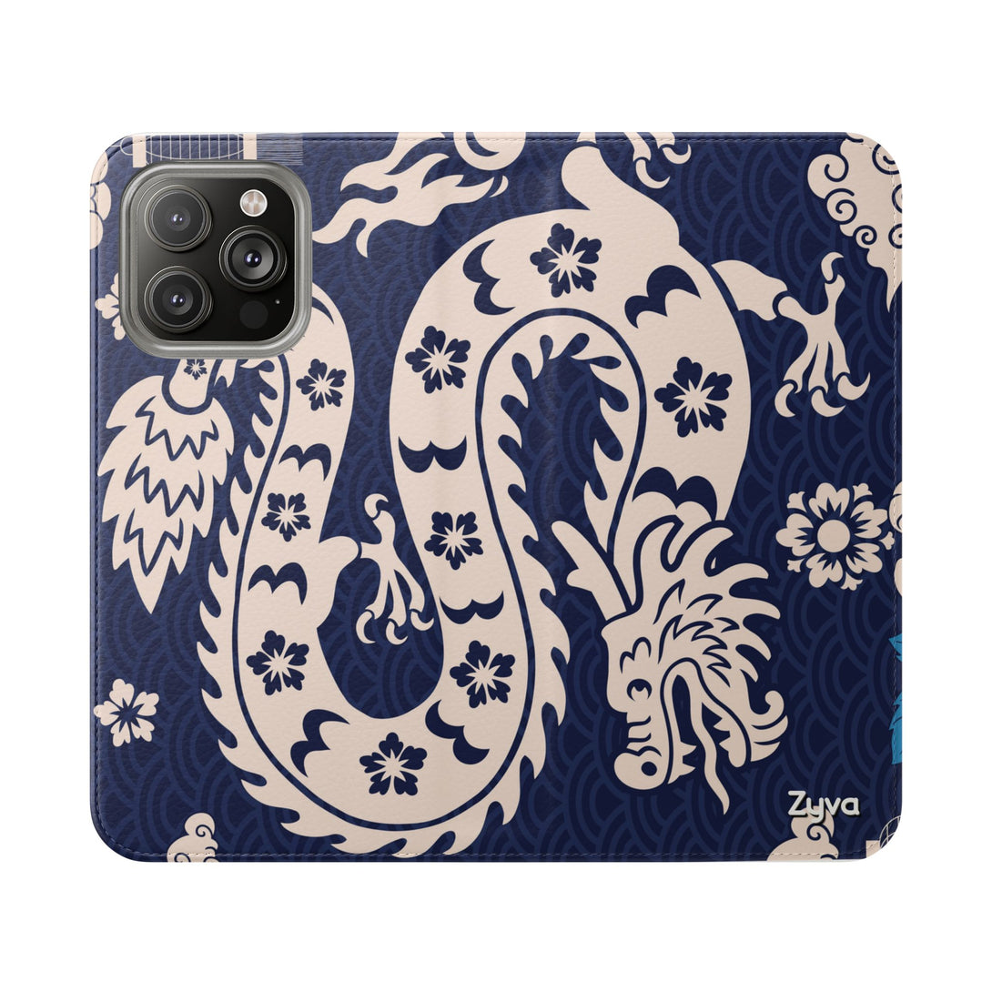 Sakura Serpent Phone Folio Case