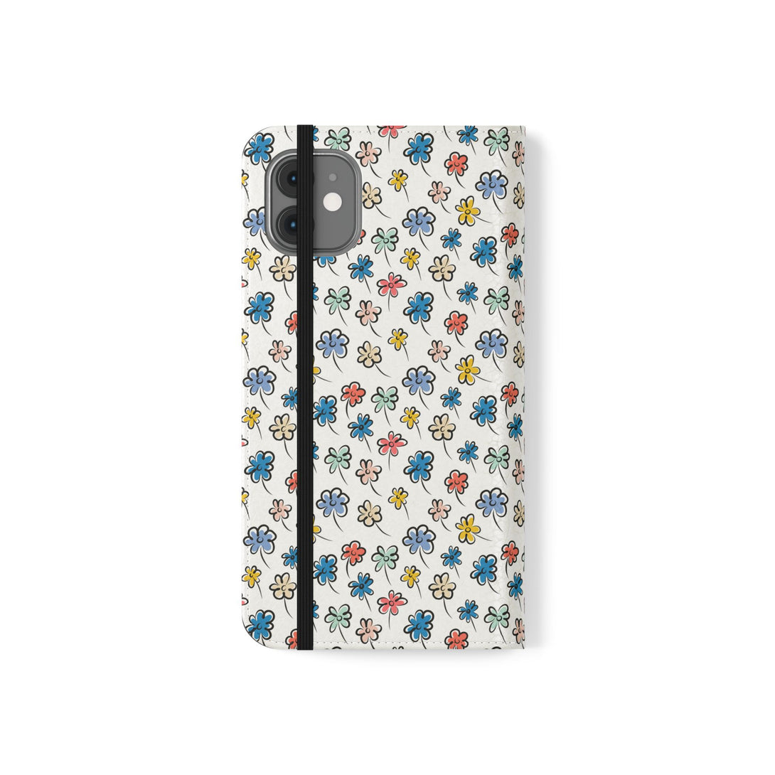 Sunny Scribbles Phone Folio Case