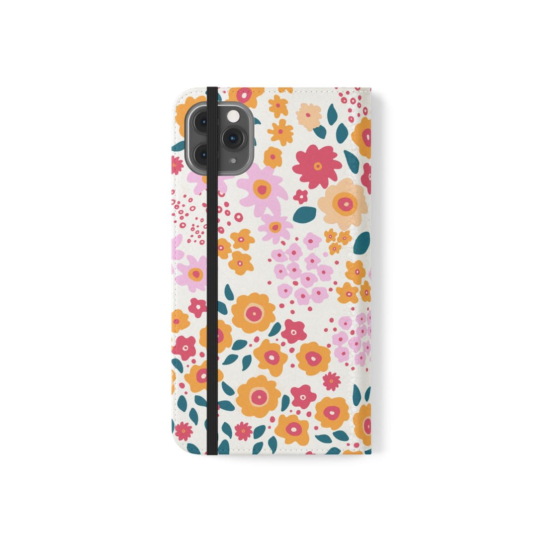 Floral Confetti Phone Folio Case