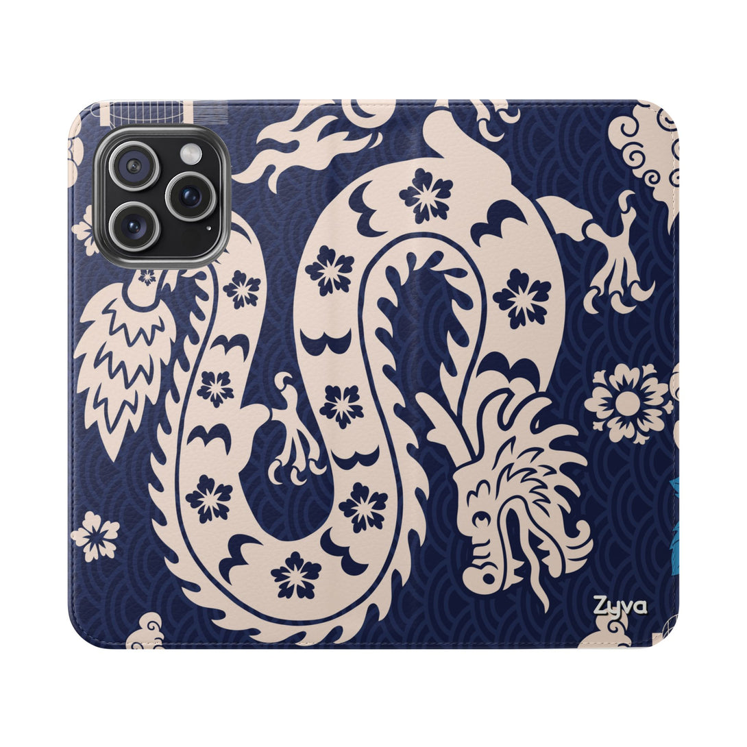 Sakura Serpent Phone Folio Case